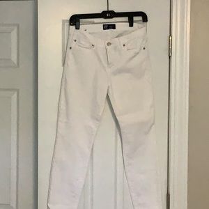 Gap white denim leggings, size 27 regular